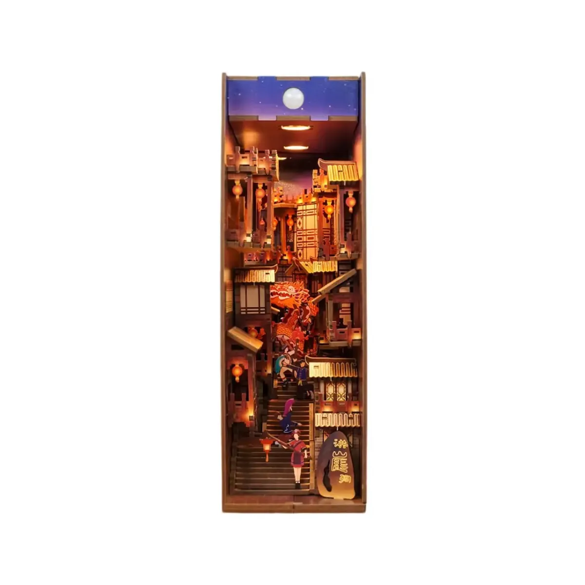 Light in Chongqing DIY Book Nook Kit build details