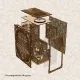 DIY-Buchecke für eine Sammlung antiker Bücher
