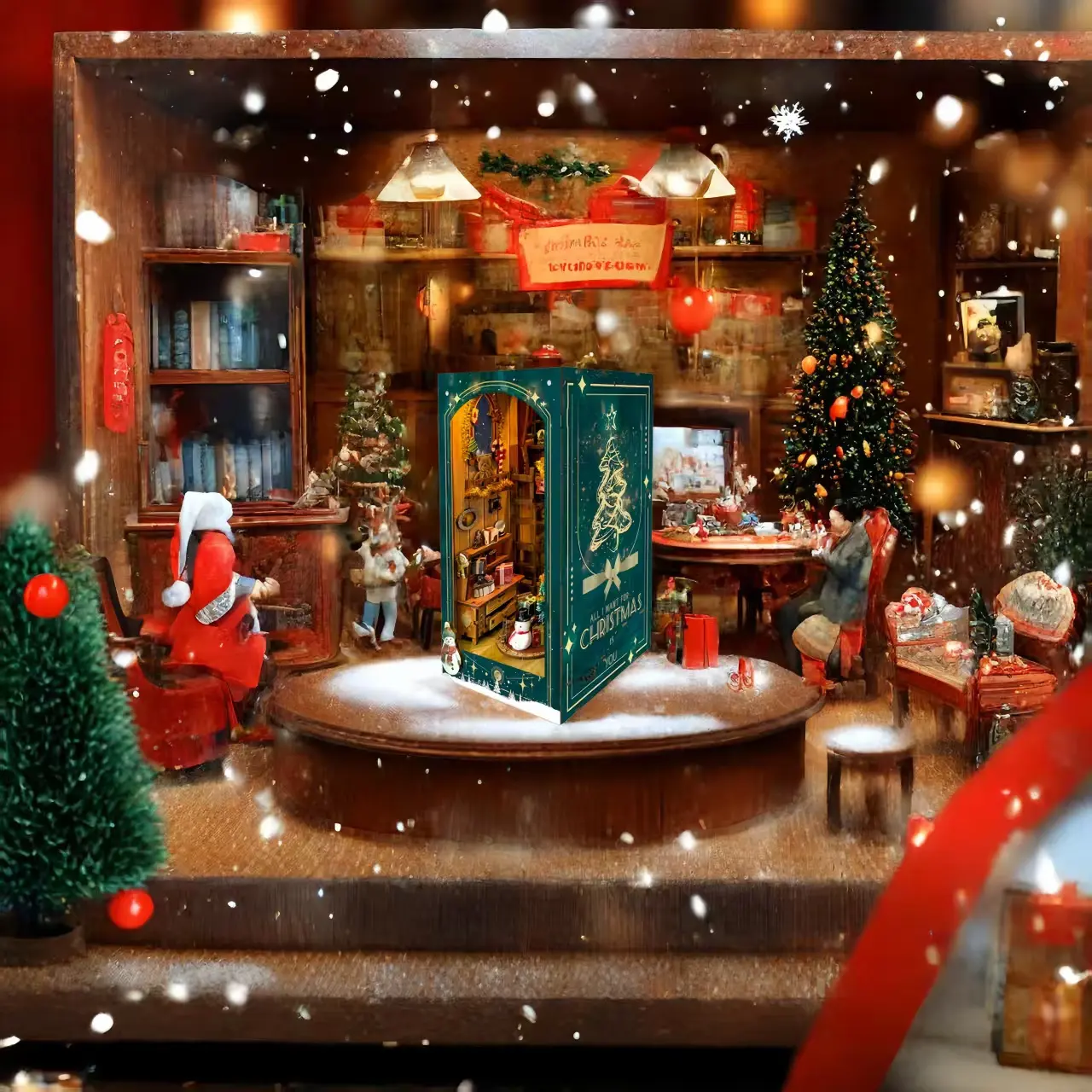 Jingle Cabin DIY Book Nook Kit