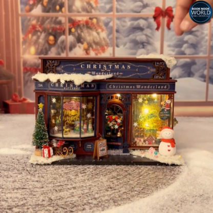 Christmas Wonderland DIY Miniature Dollhouse Kit
