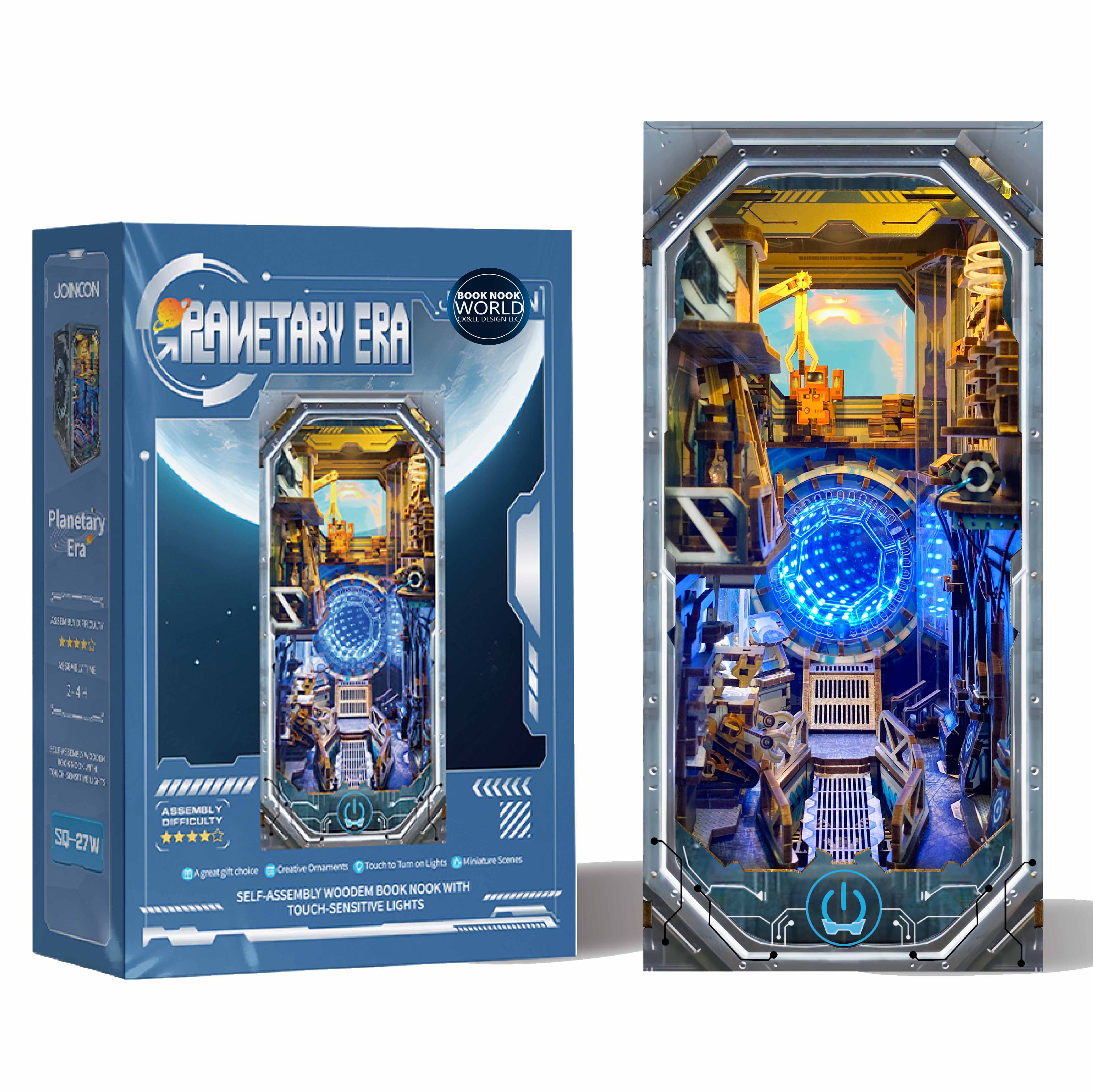 Planetary Era DIY Book Nook Kit-Book Nook World