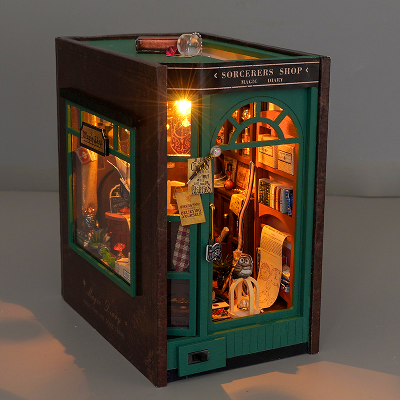 Mystic Tome: Sorcerer’s Shop DIY Book Nook Kit-Book Nook World