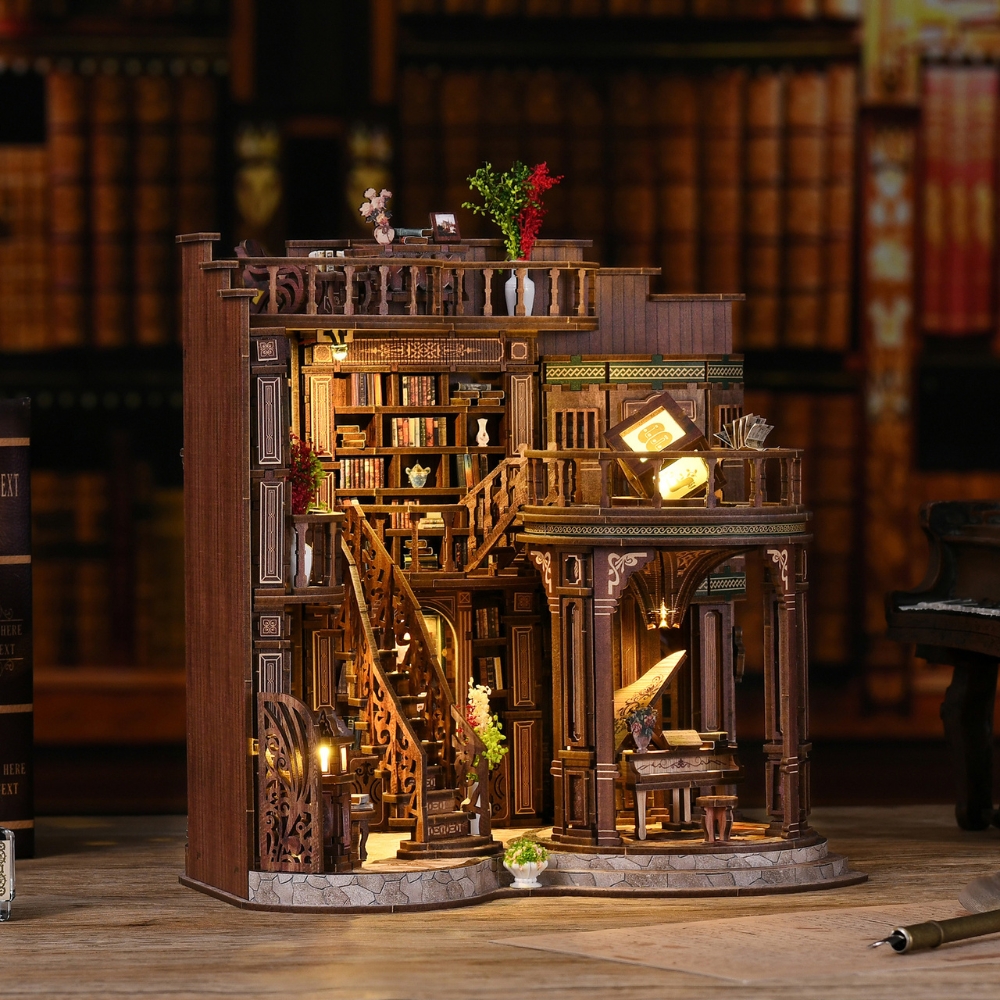 Dream Book Hall DIY Mini House Kit | DIY Miniature Kit