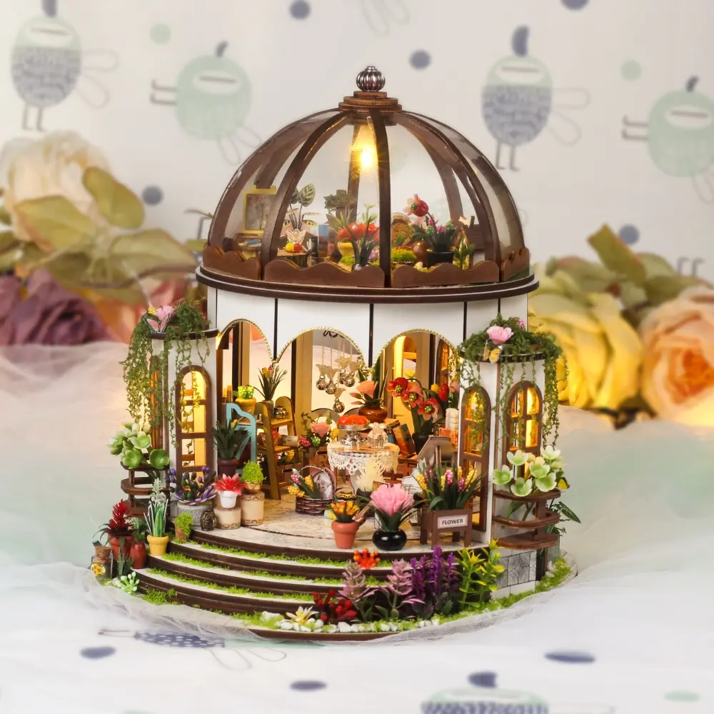 Hanging Garden Mini House Kit l DIY Miniature Kit