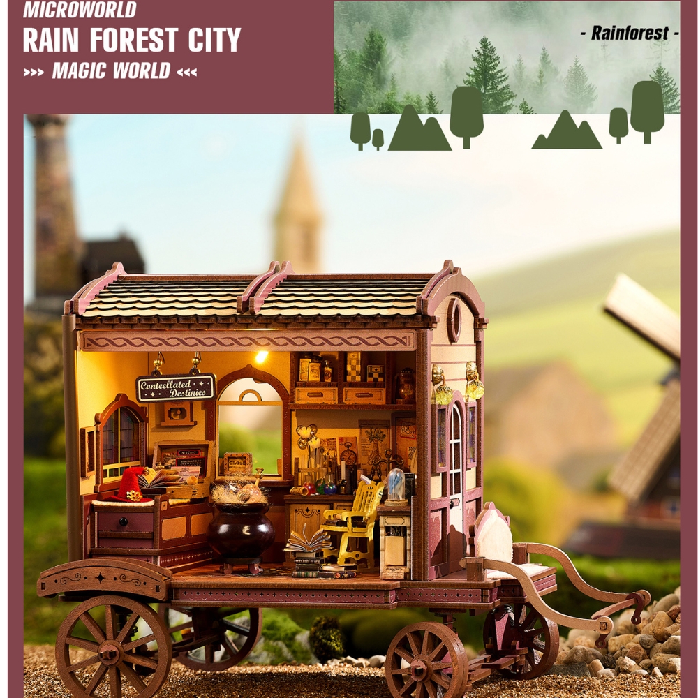  Entropy's Flow DIY Miniature Kit-Book Nook World