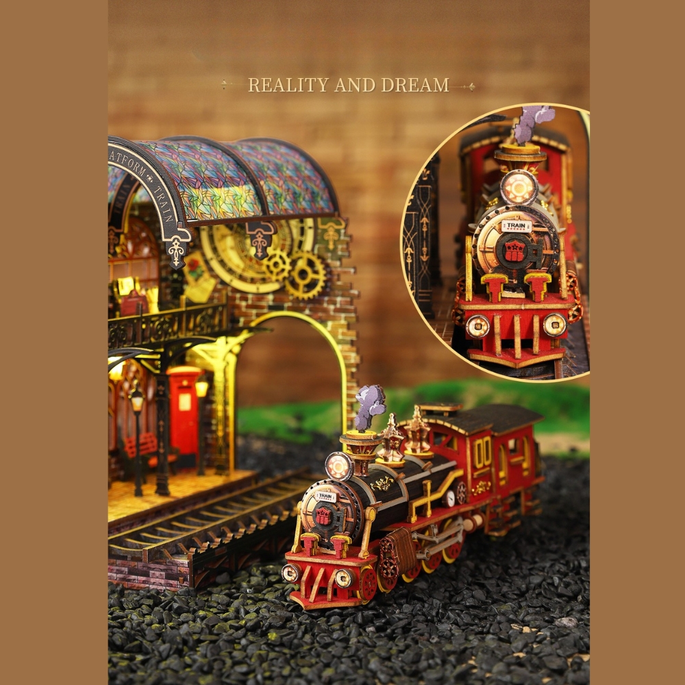 Zero Platform DIY Book Nook Kit | Miniature Kit-Book Nook World