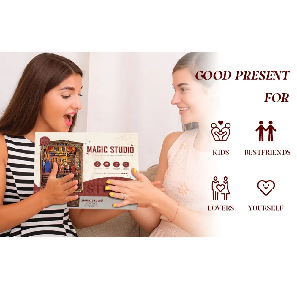 Magic Studio Book Nook Kit (Upgraded Version)