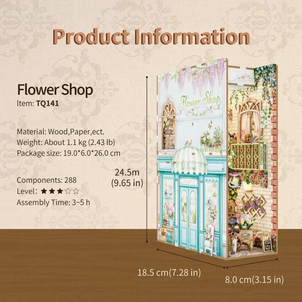 Flower Shop DIY Book Nook Kit