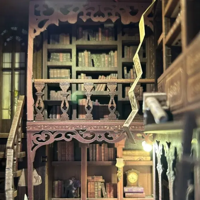 Two‑Story Layered Bookstore Structure
