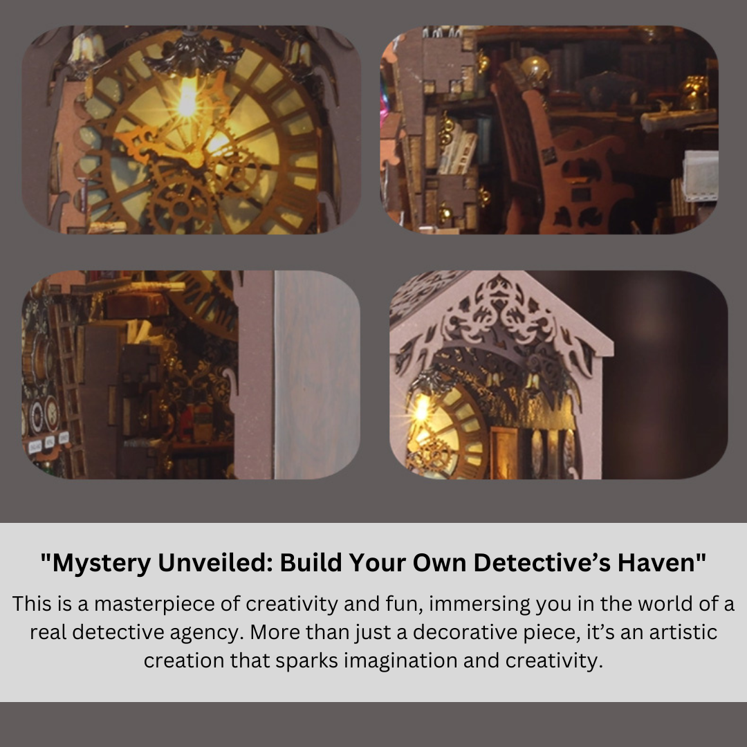 Investigation Bureau DIY Book Nook Kit-Book Nook World