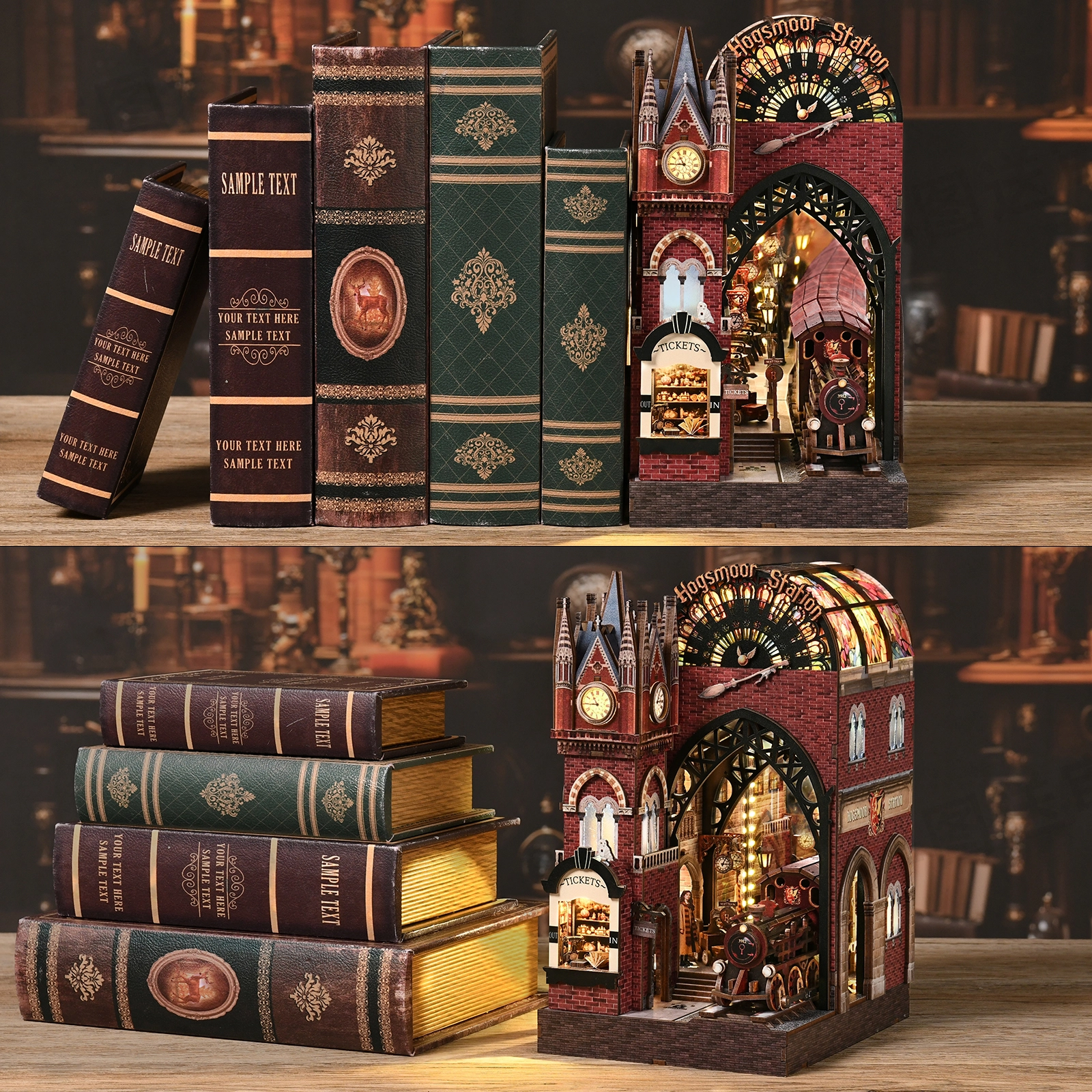 Hogsmoor Station DIY Book Nook Kit