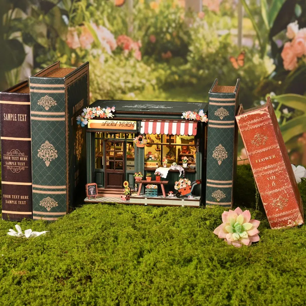 Aura Verde Flower Room DIY Mini House | DIY Miniature Kit