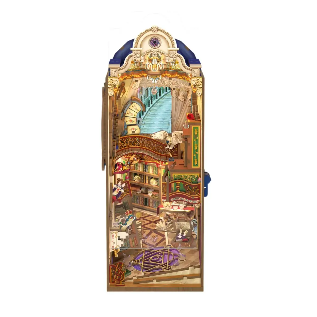 Magical Library DIY Book Nook Kit build details