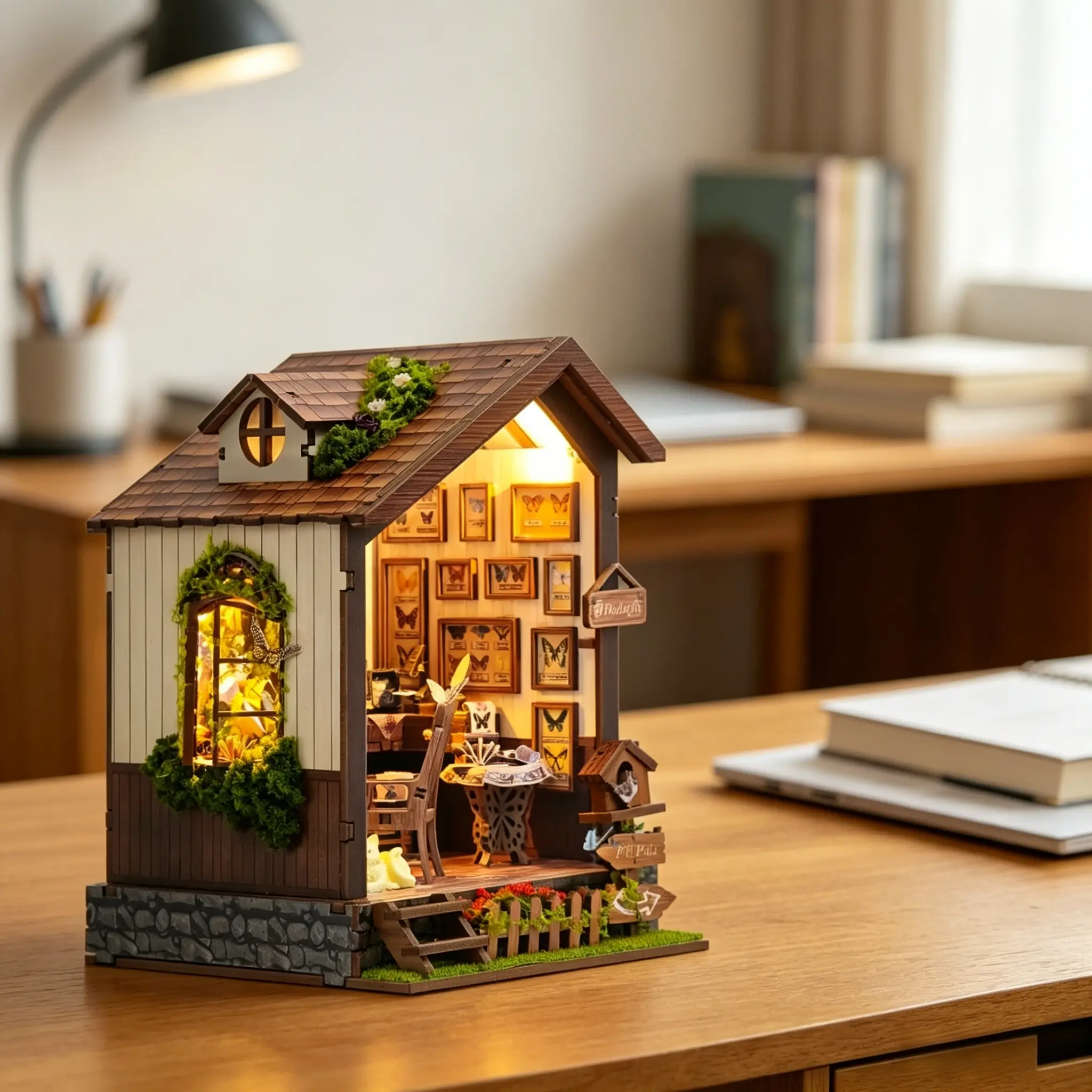 Butterfly House DIY Book Nook Kit