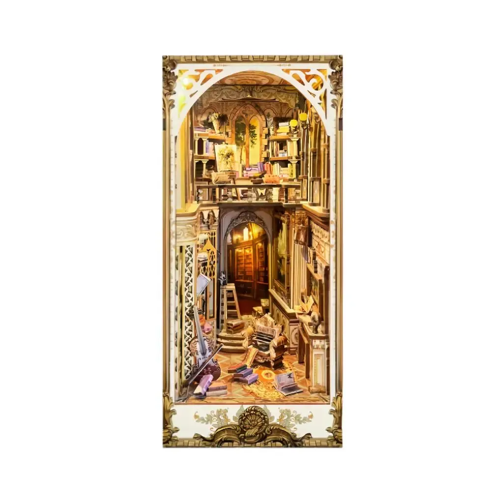 Gorgeous Manor DIY Book Nook Kit build details