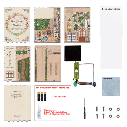 The Secret Garden DIY Book Nook Kit-Book Nook World