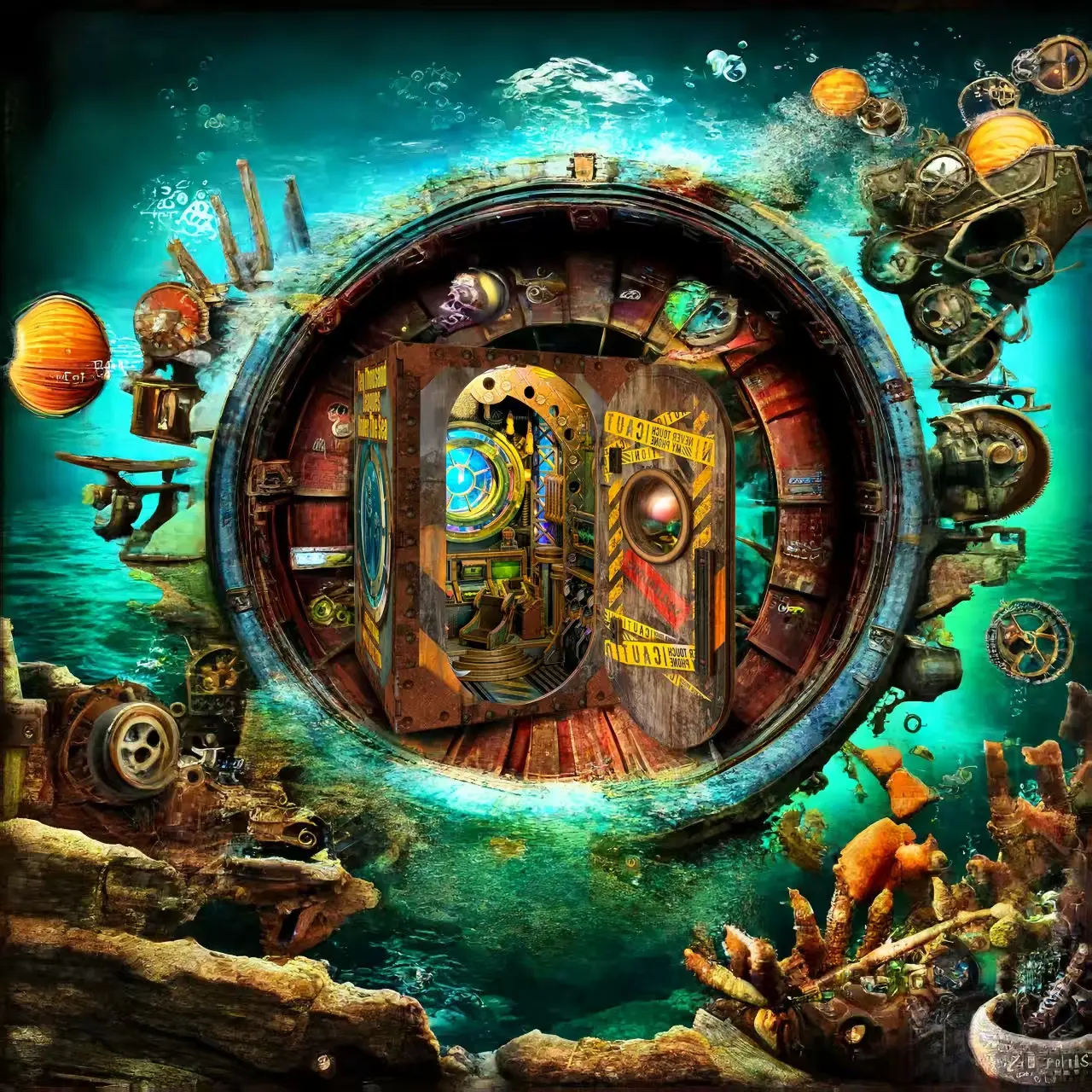 10000 Leagues in the Deep Sea DIY Book Nook Kit