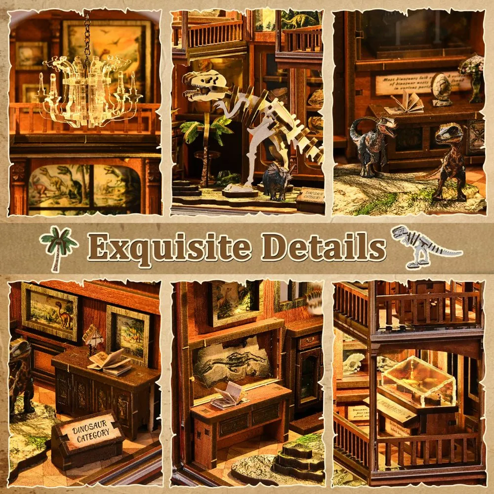 Fossil Museum DIY Book Nook Kit