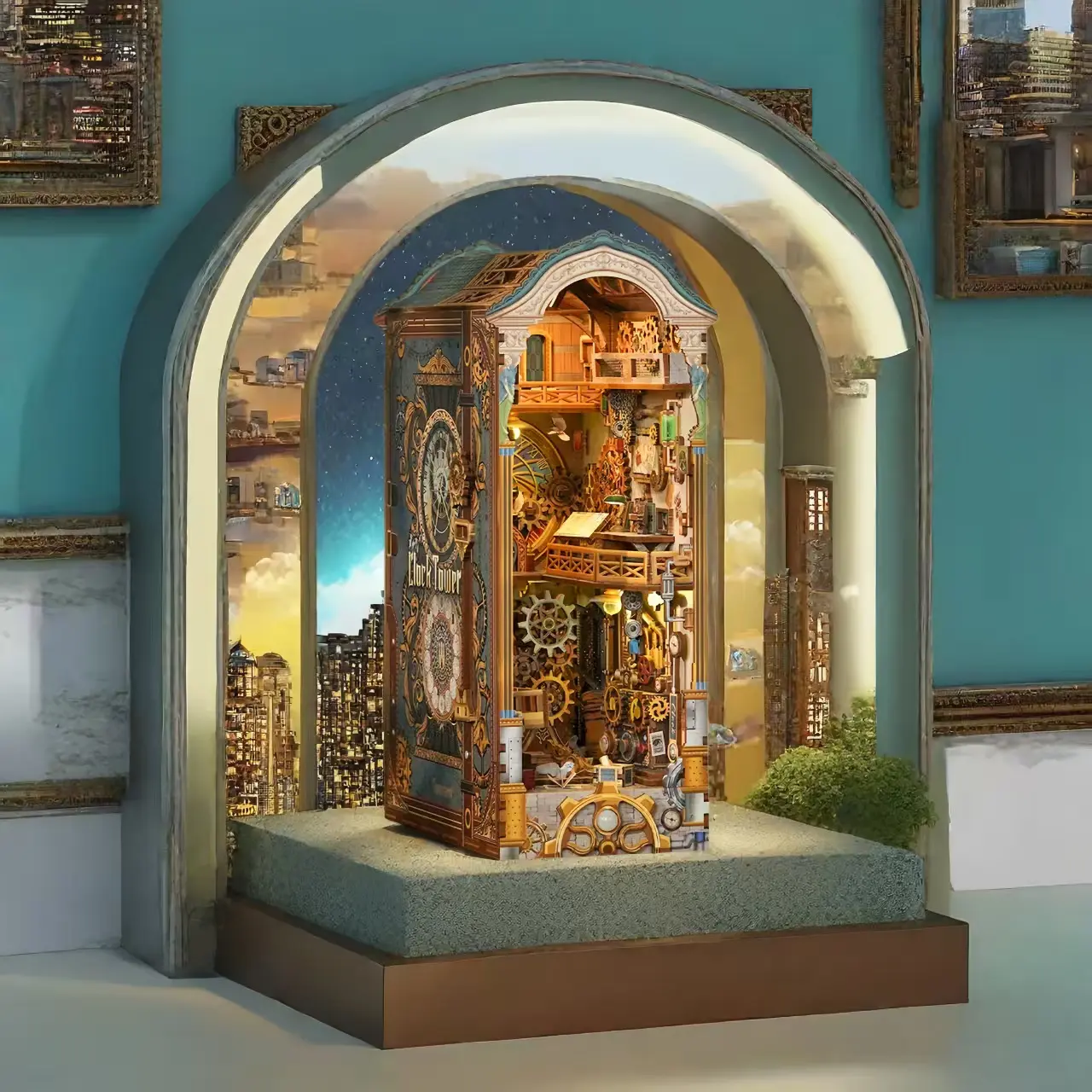 Clock Tower DIY Book Nook Kit