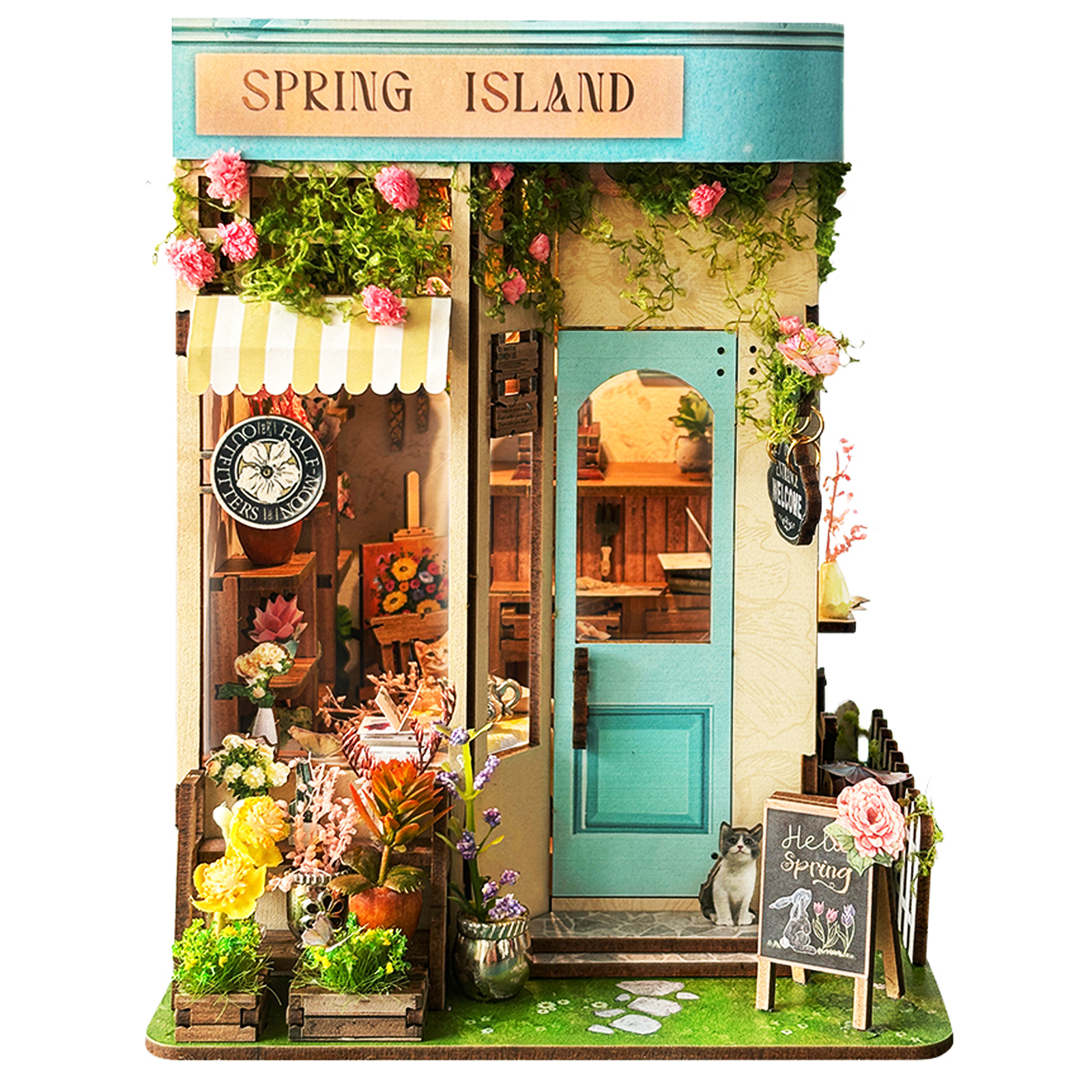 Spring Island DIY Book Nook Kit-Book Nook World