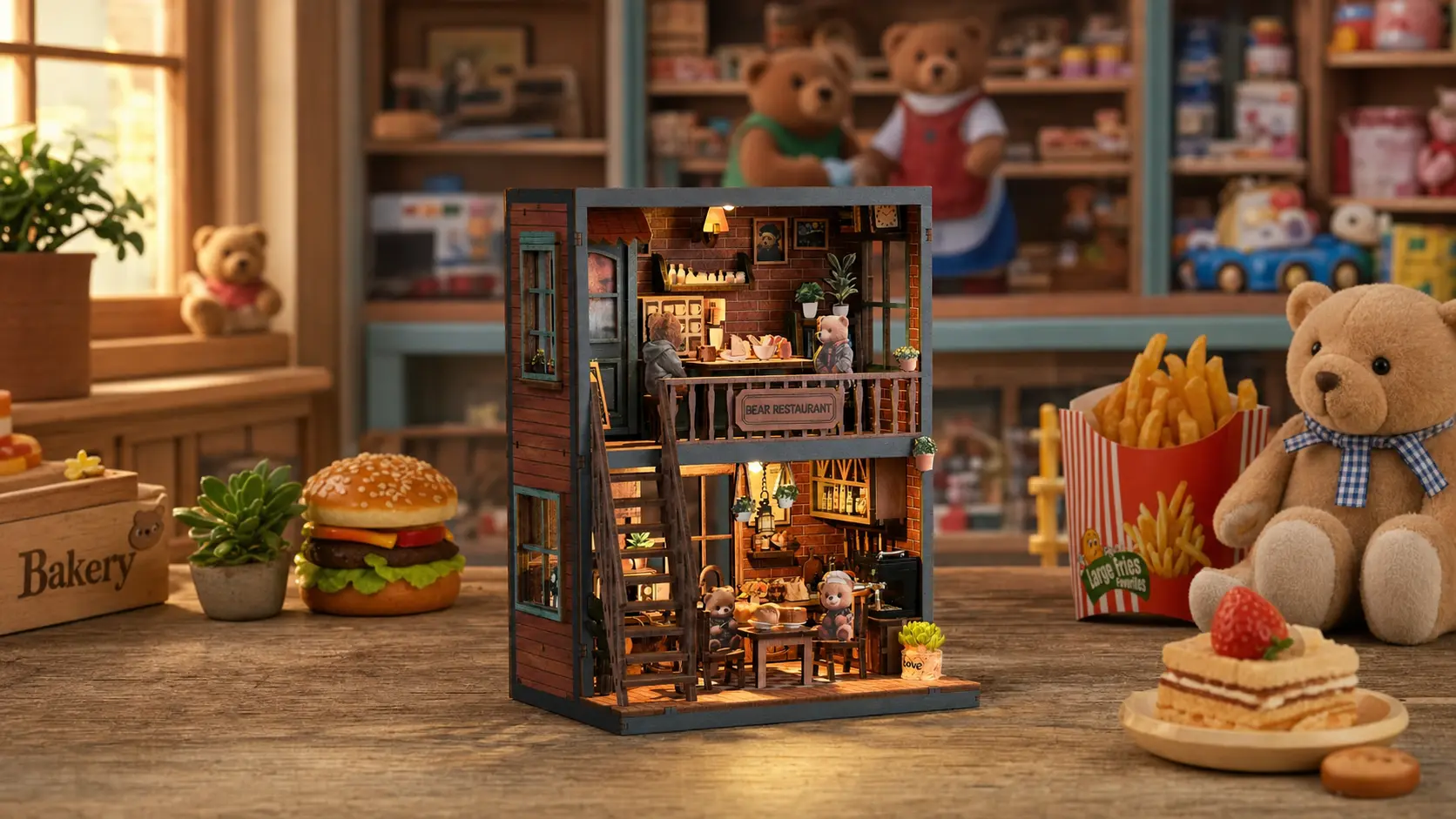 Wander Into The Cozy Two-Story Bear Restaurant