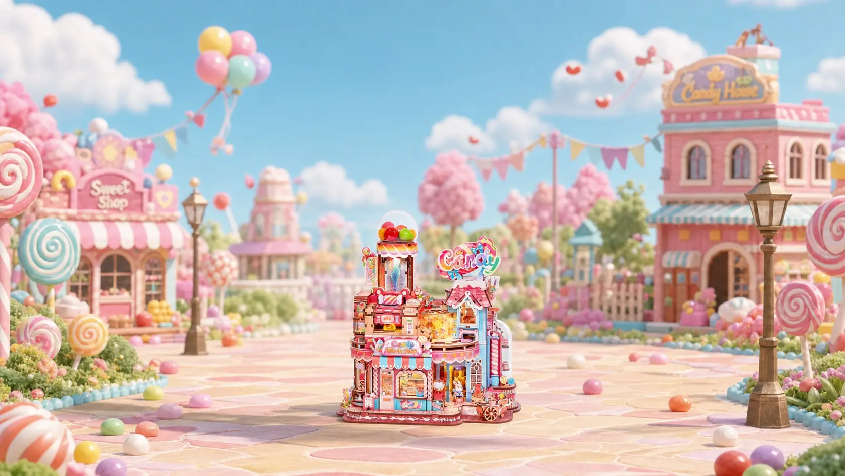 Immerse yourself in a sugary fantasy world