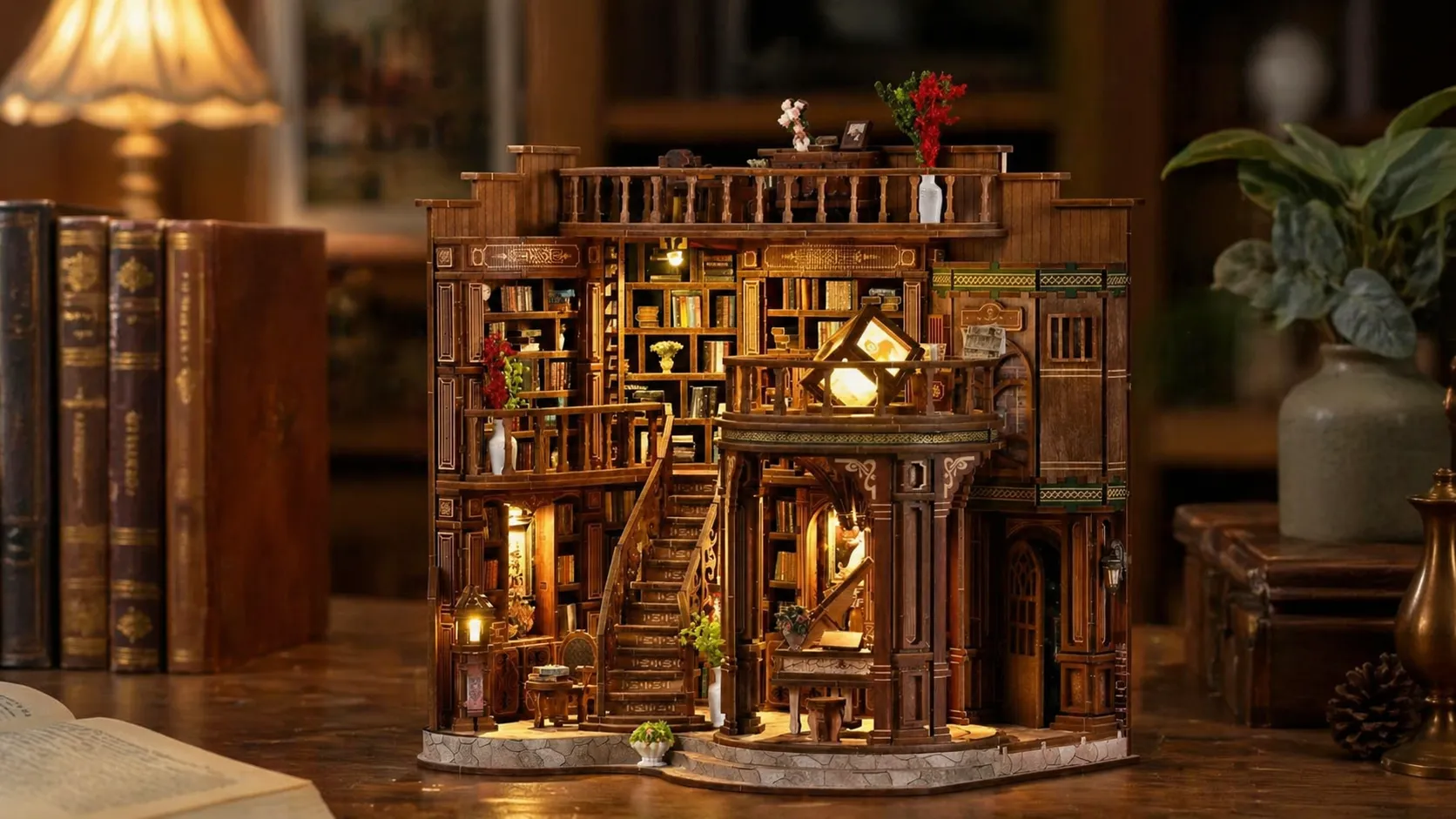 Library Series Miniature Kit – Book Hall & Book House Collection