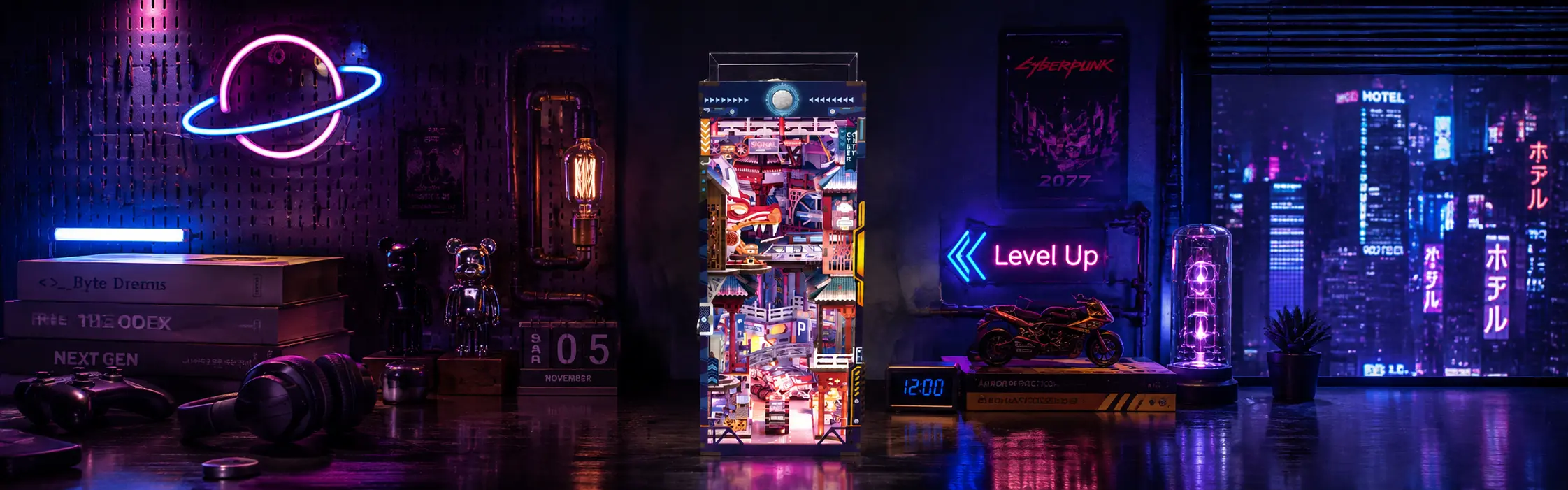 Where Neon Lights Rule the Night