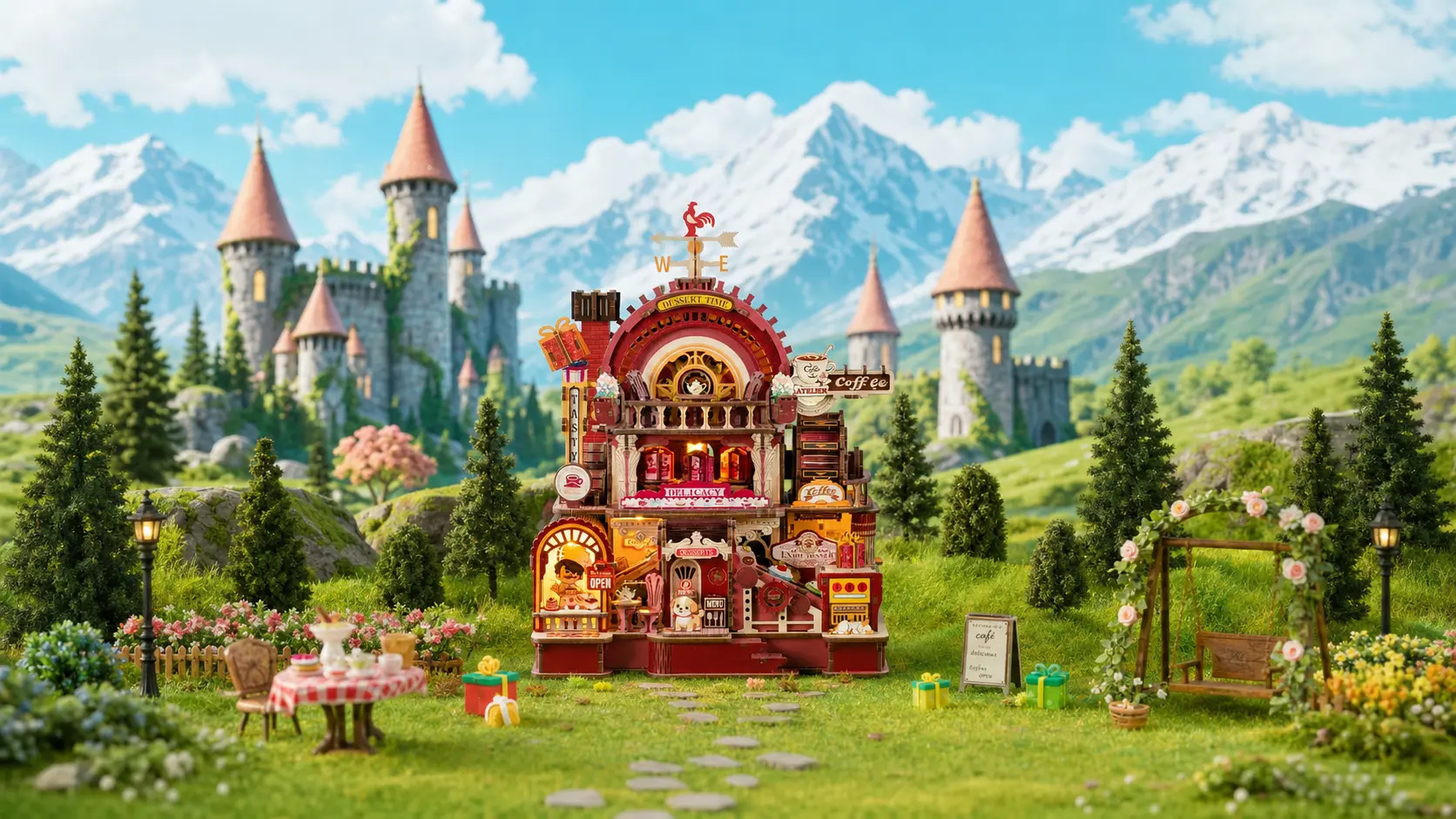 Step Into a Steampunk Dessert Atelier of Sweet Whimsy