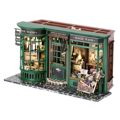 Magic House DIY Wooden Miniature House Kit-Book Nook World