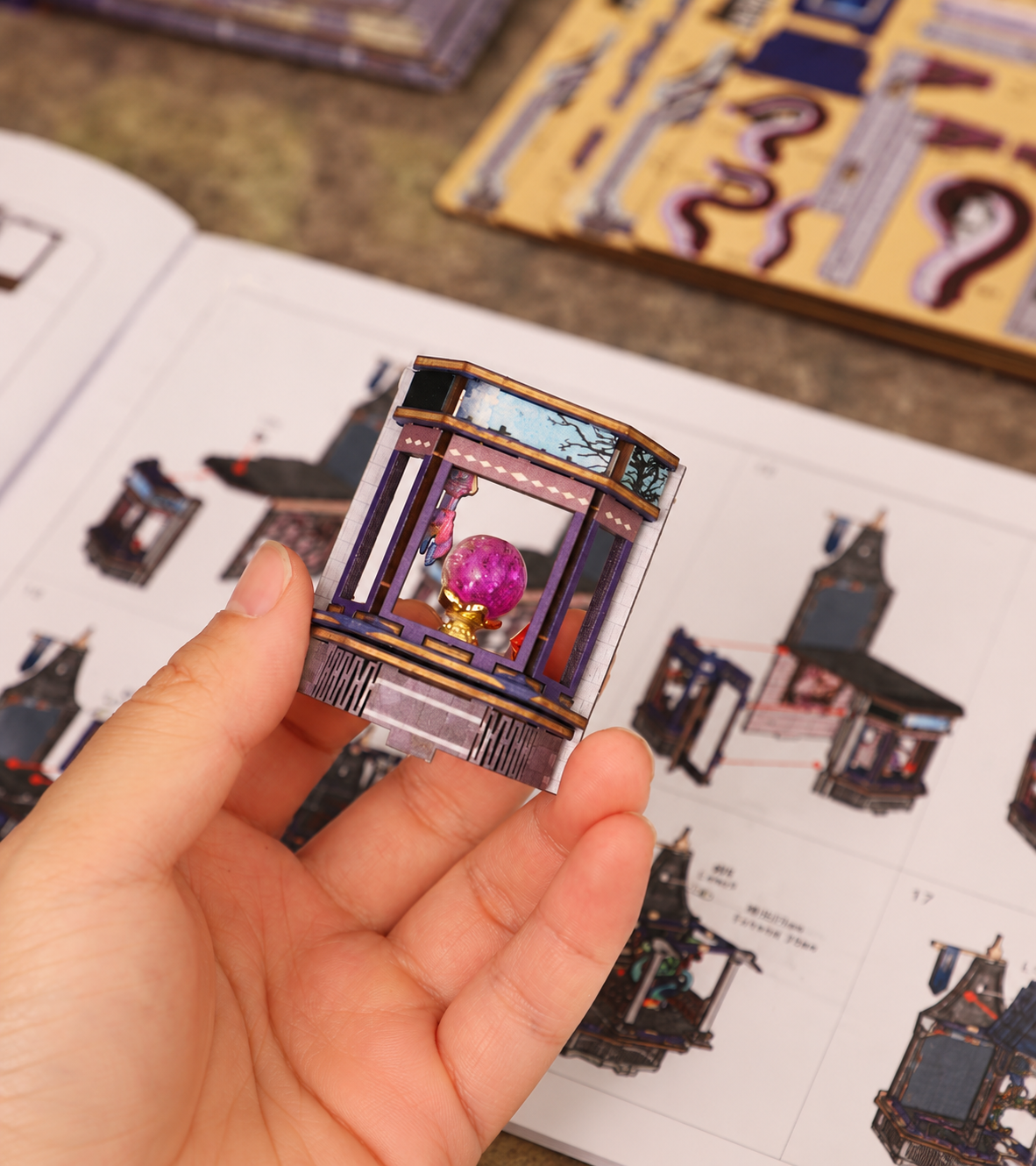 The Gate Of The Secret Realm DIY Mini House | DIY Miniature Kit build detail
