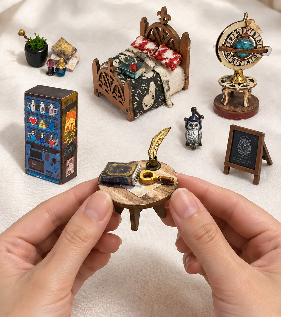 Bouwdetail van Holo Magic City II DIY Mini Huis Kit|DIY Miniatuur Kit