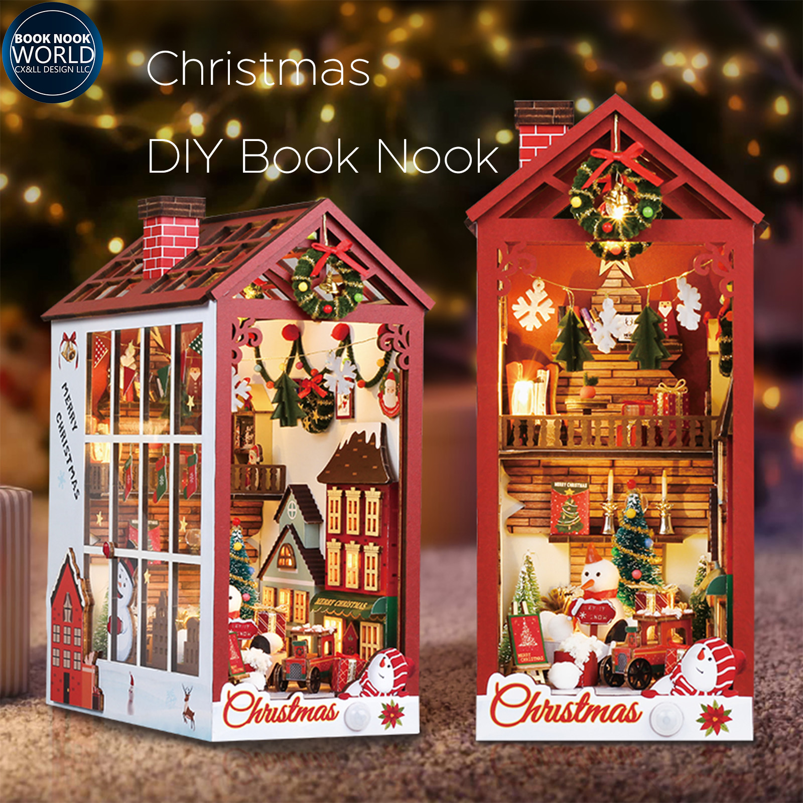 [NEW] Christmas DIY Book Nook Kit-Book Nook World