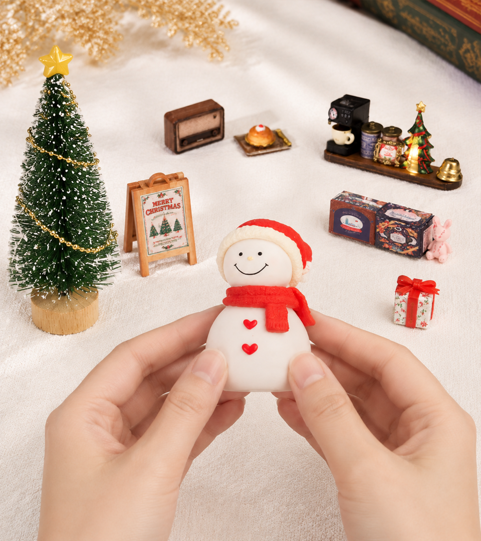 Bouwdetail van Kerst Wonderland DIY Miniatuur Poppenhuis Bouwpakket