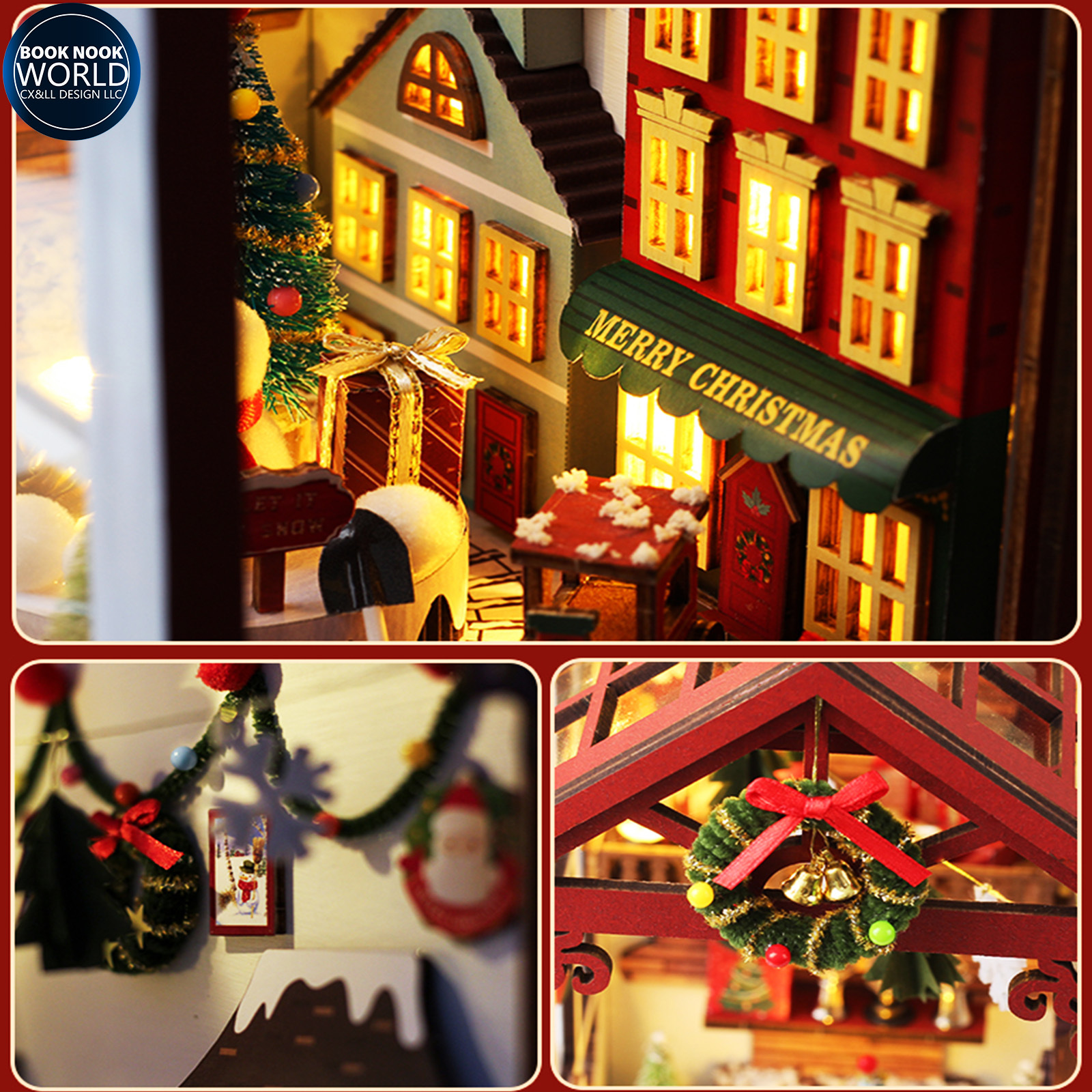 [NEW] Christmas DIY Book Nook Kit-Book Nook World