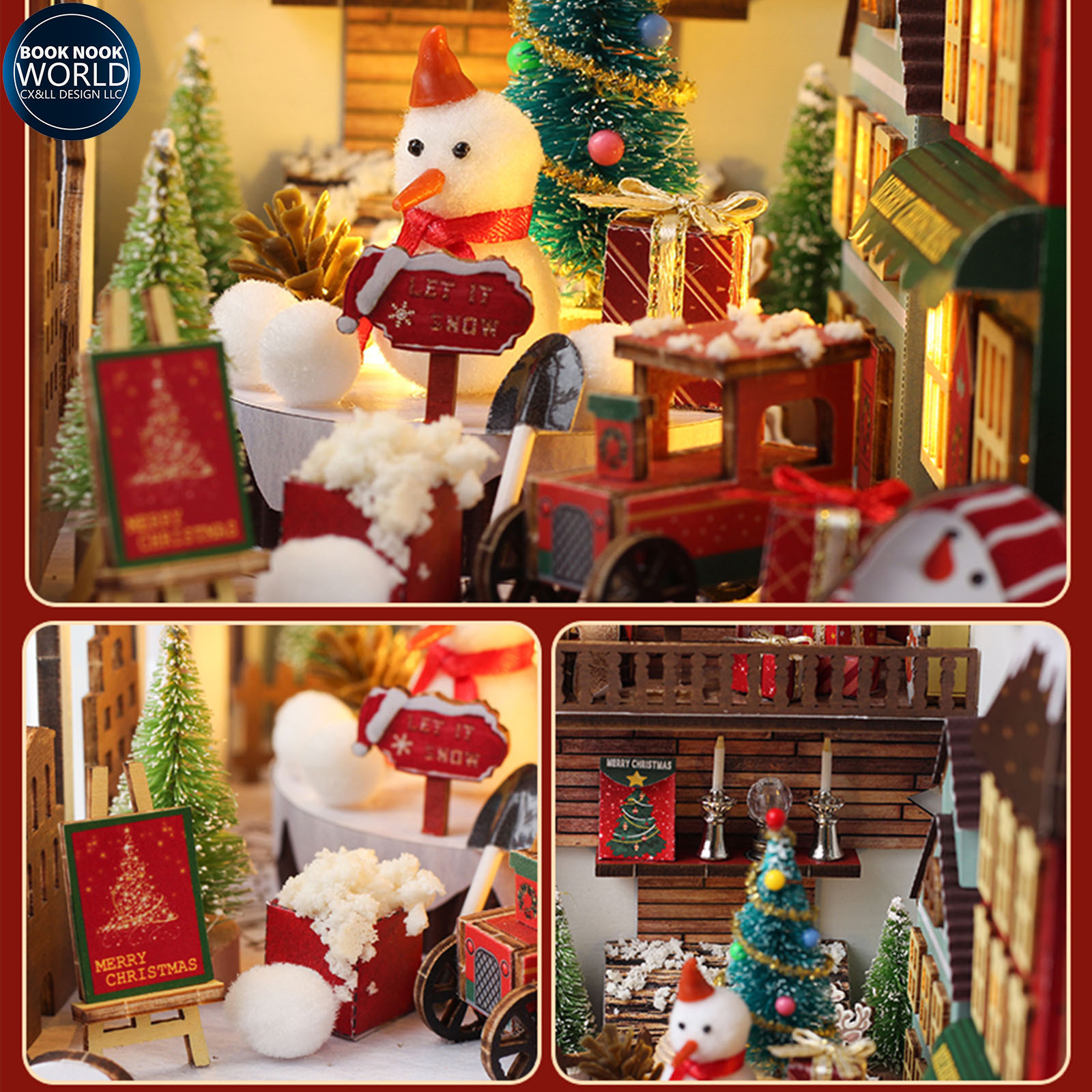[NEW] Christmas DIY Book Nook Kit-Book Nook World