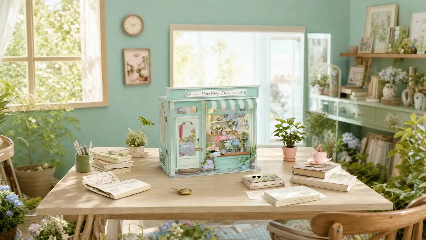 Bloom into a storybook haven of soft petals and quiet romance