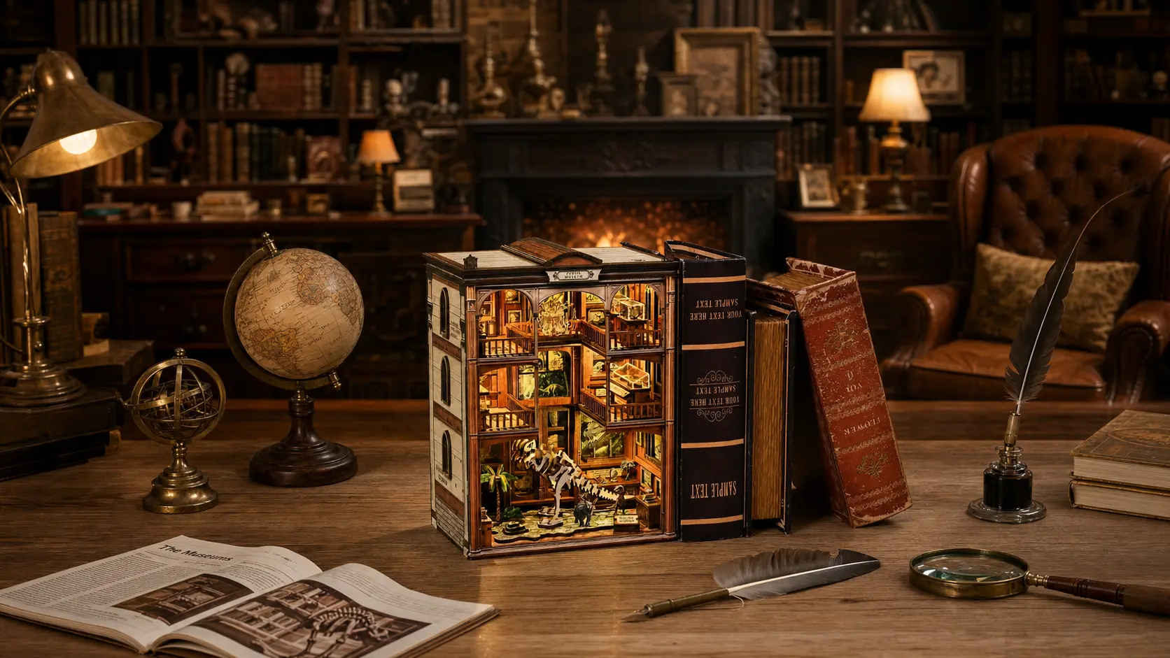 Explore primeval wonders, amid the quiet charm of a miniature museum