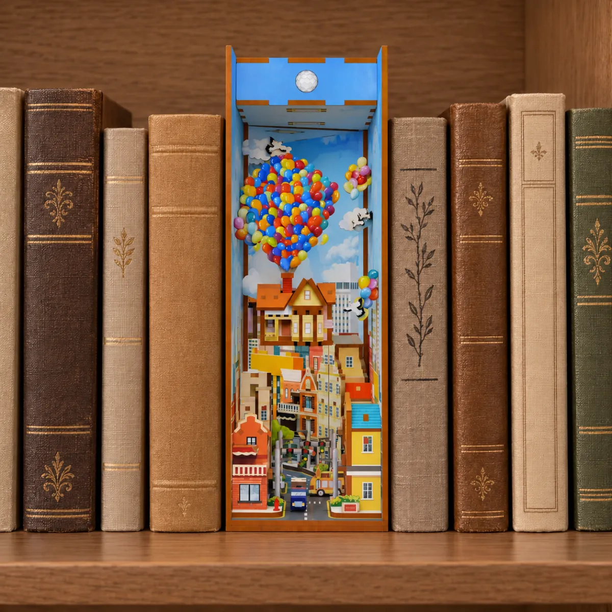 Kit para crear un rincón de lectura DIY con el método "Viaja con el viento" con las luces apagadas