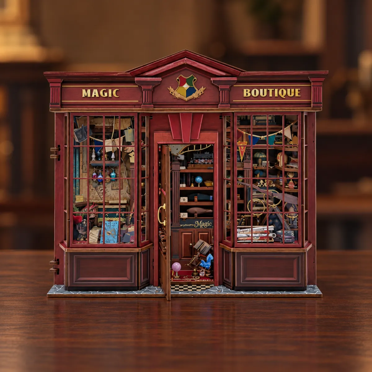 Magic Boutique DIY Mini House | DIY Miniature Kit with lights off