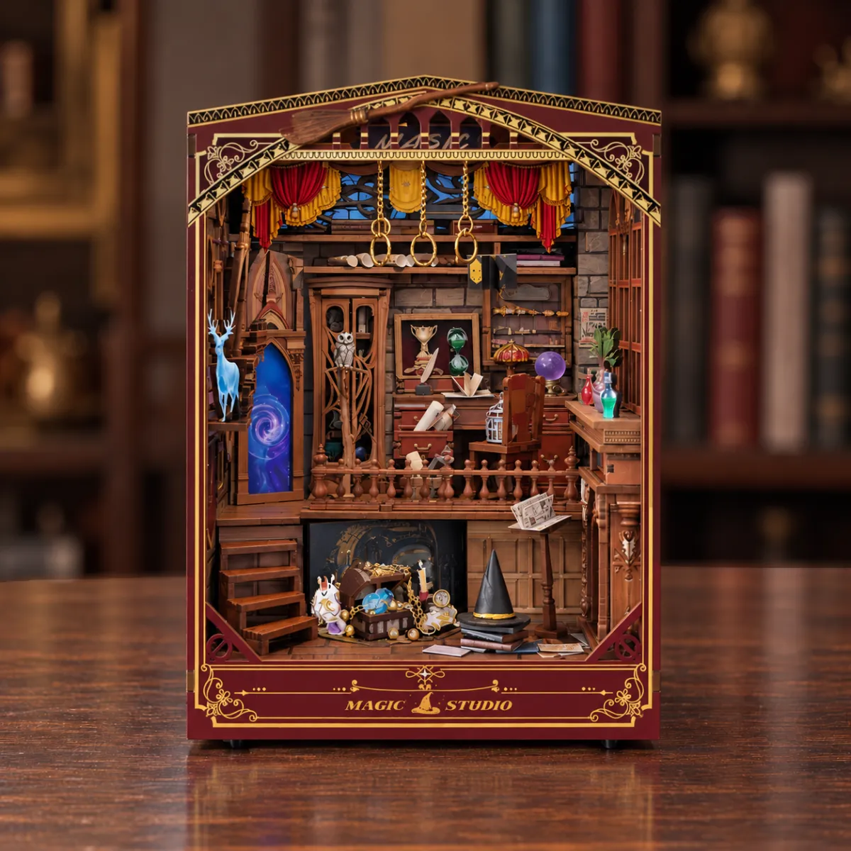 Magic Studio Book Nook 套件（升级版） 关灯效果