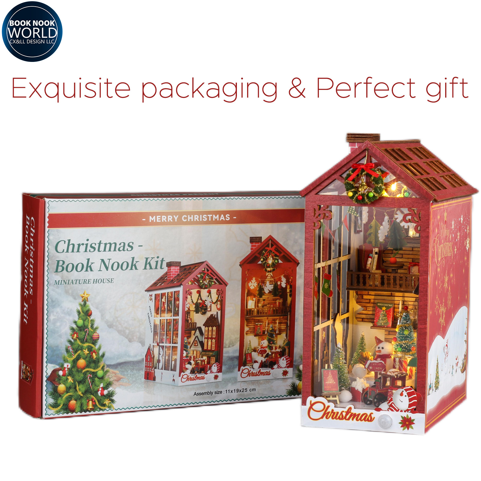 [NEW] Christmas DIY Book Nook Kit-Book Nook World