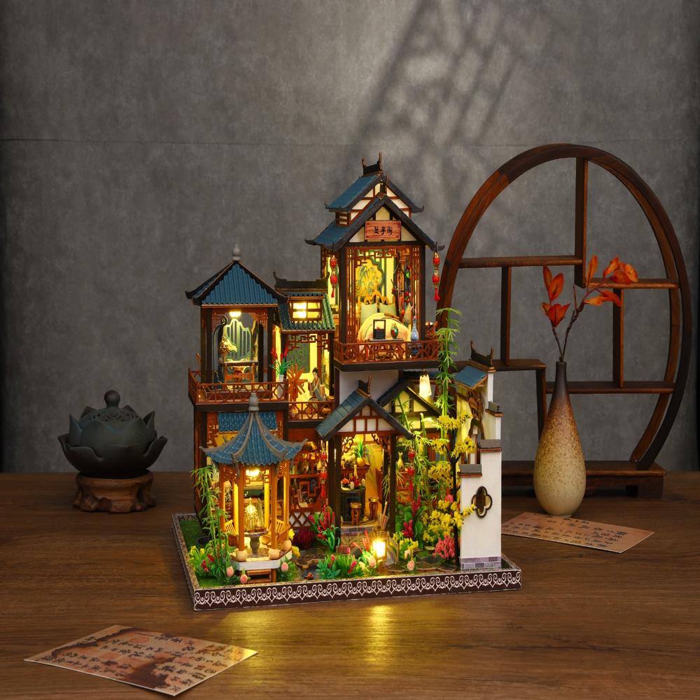 Serenade of the Orchid Garden Mini House Kit l DIY Miniature Kit-Book Nook World