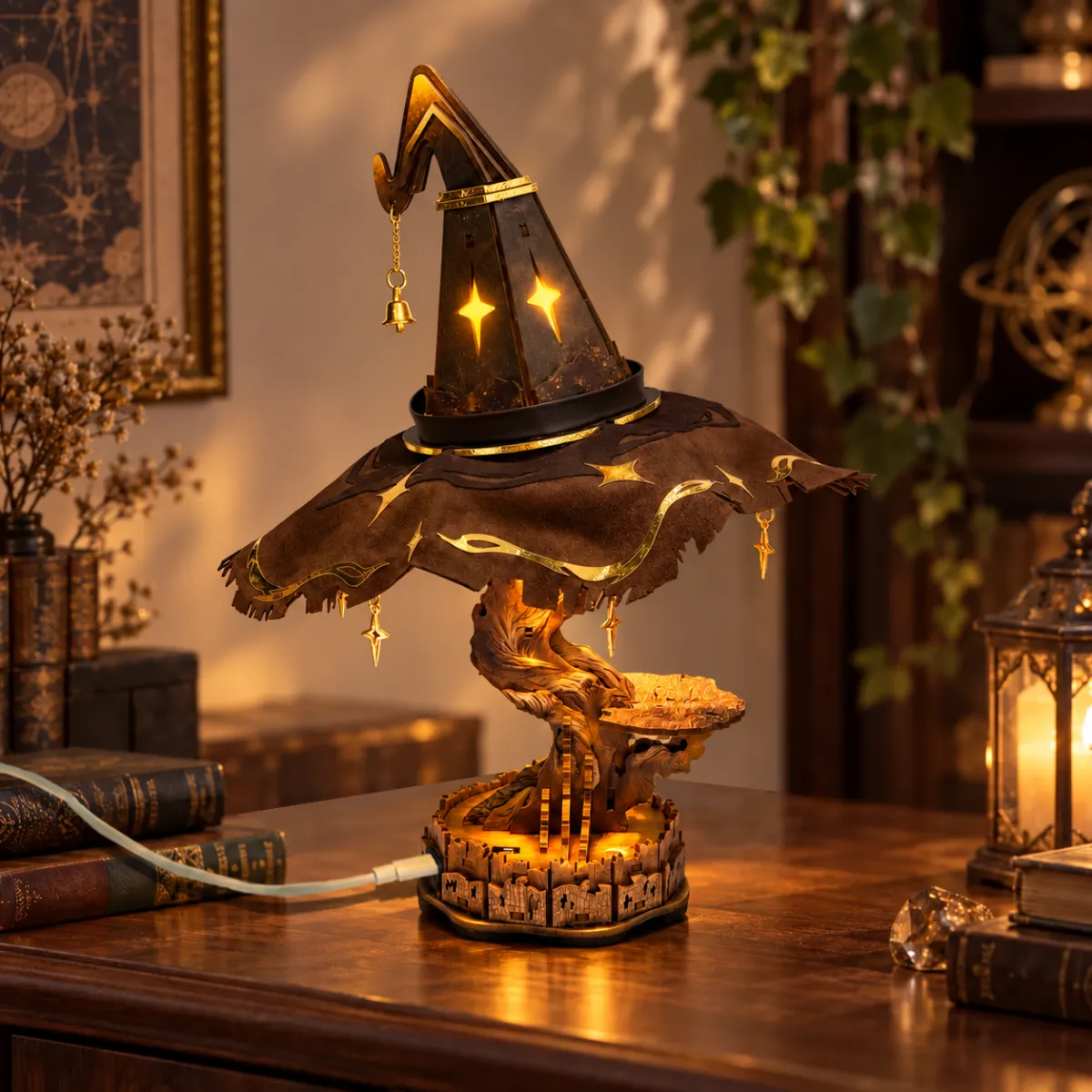 Brighten Glow DIY 3D Wooden Model | DIY Wooden Night Light with lights on