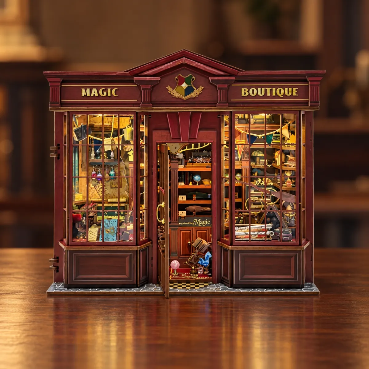 Magic Boutique DIY Mini House | DIY Miniature Kit with lights on
