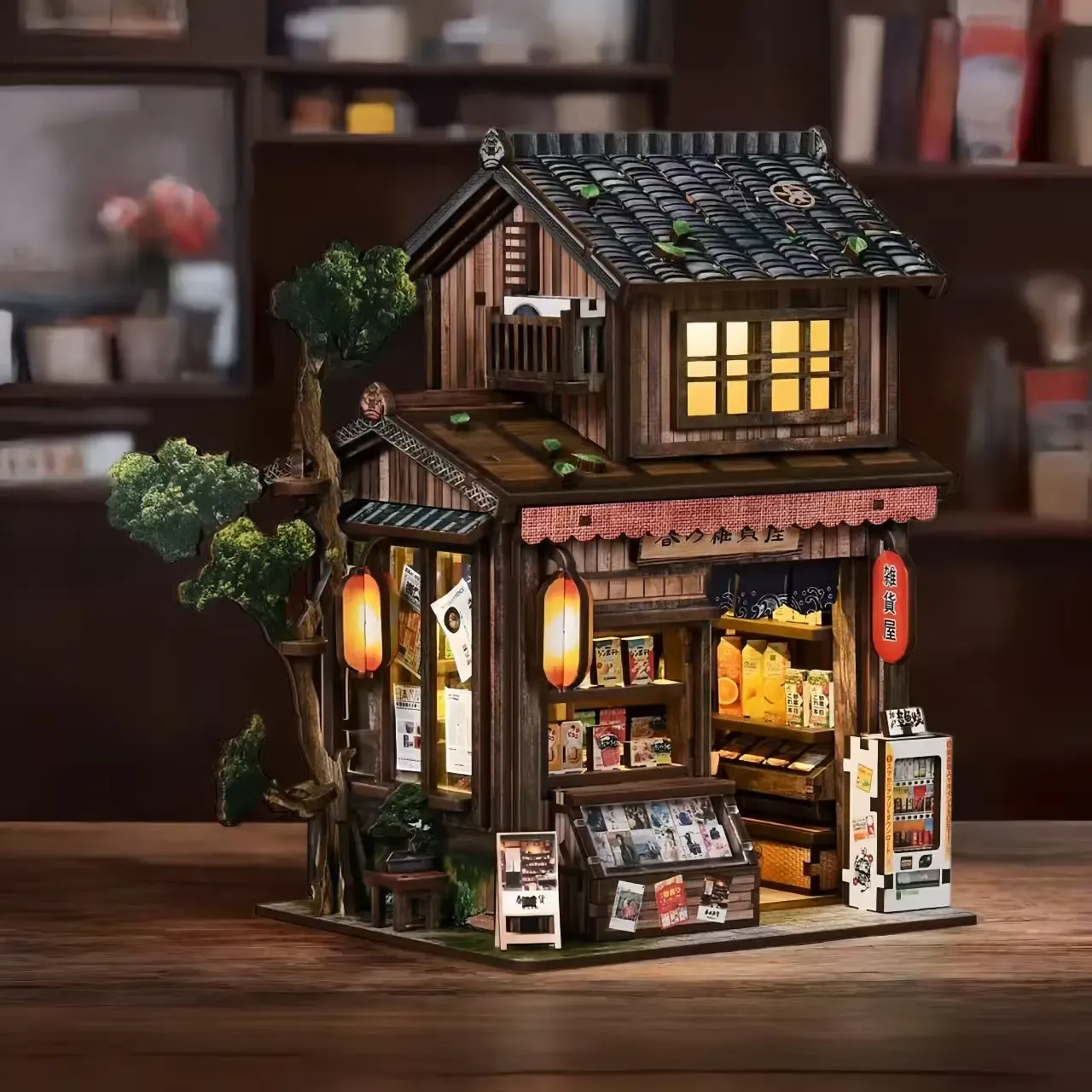 Kasuga Grocery Store DIY Mini Book Nook Kit BNW