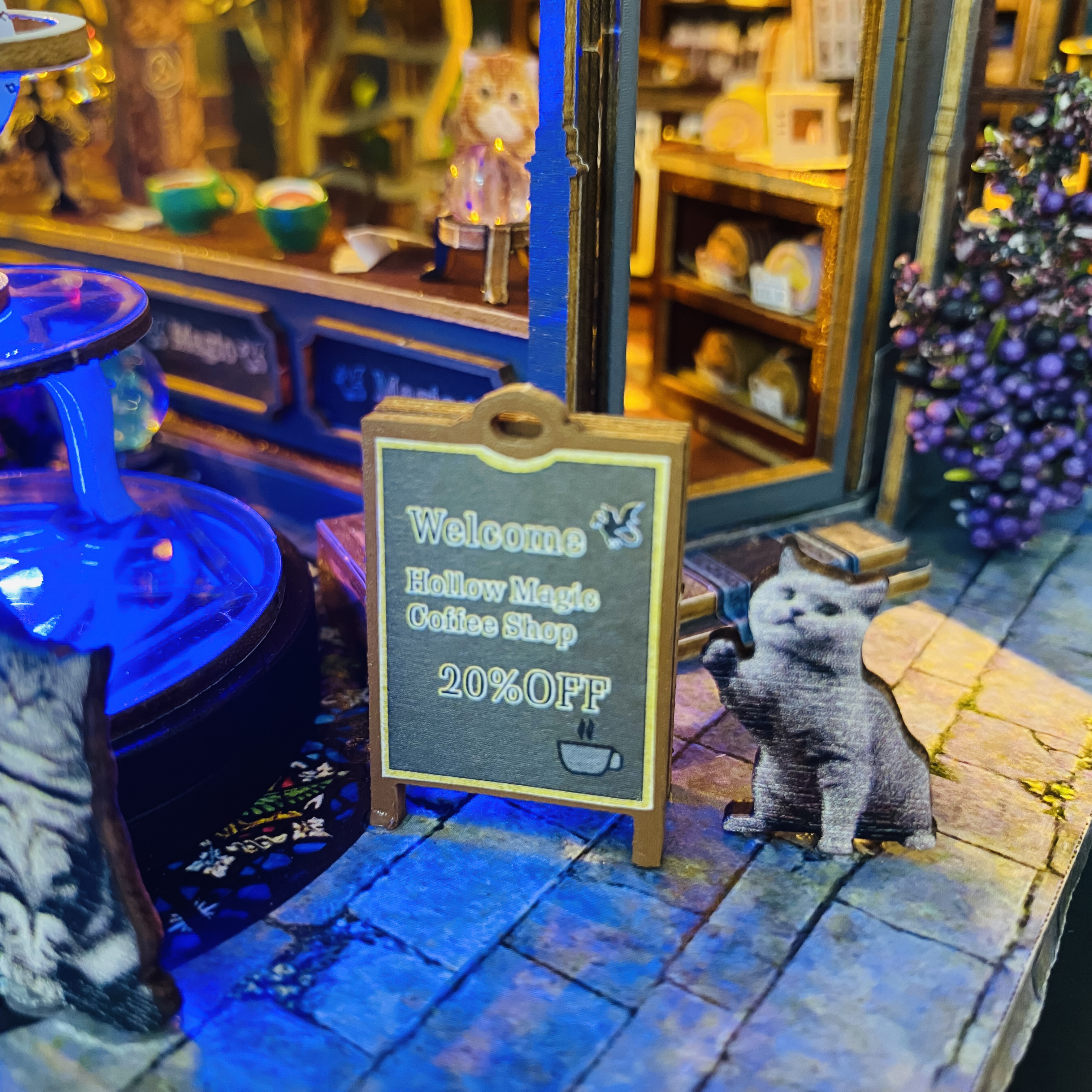 Hollow Magic Coffee Shop DIY Miniature Kit-Book Nook World