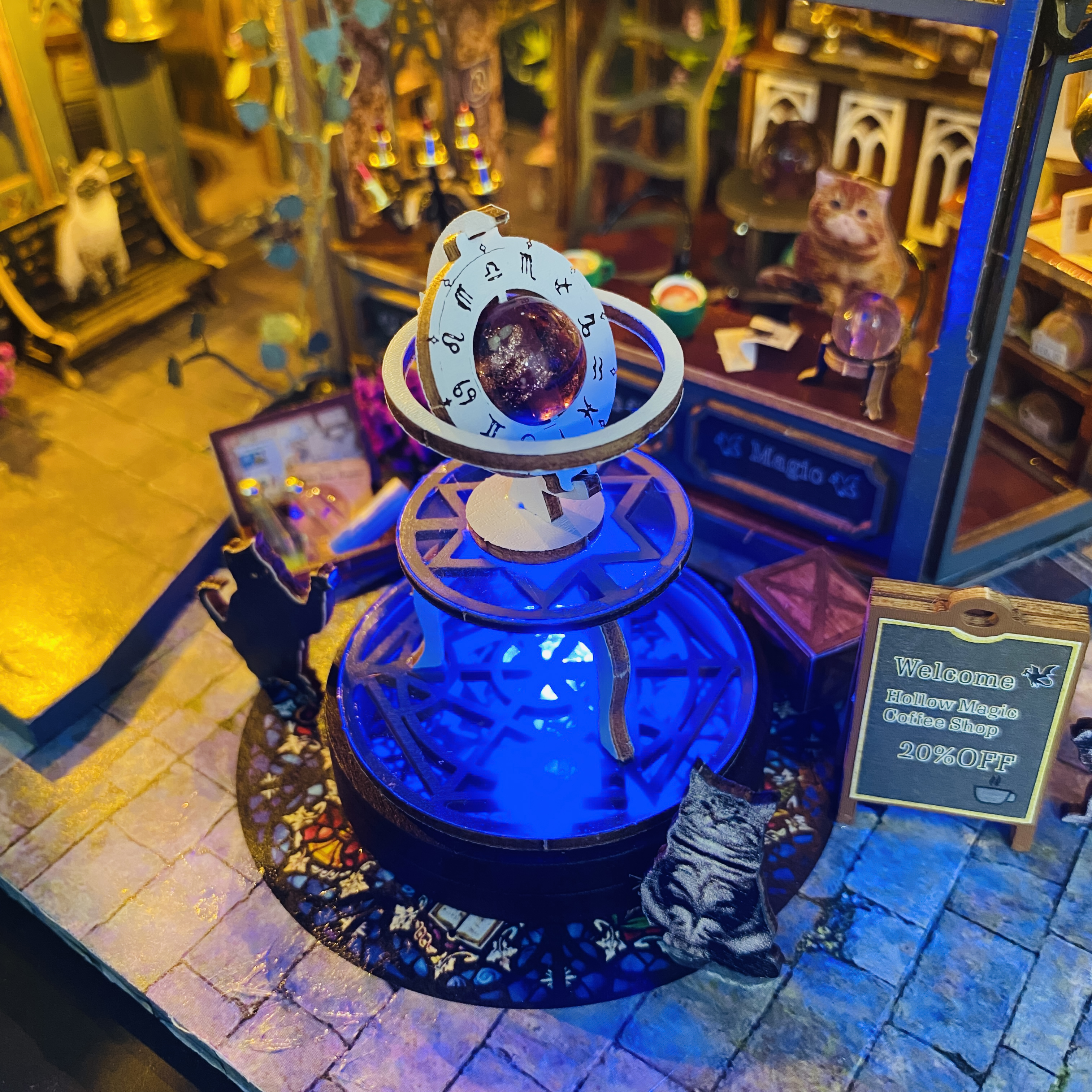 Hollow Magic Coffee Shop DIY Miniature Kit-Book Nook World