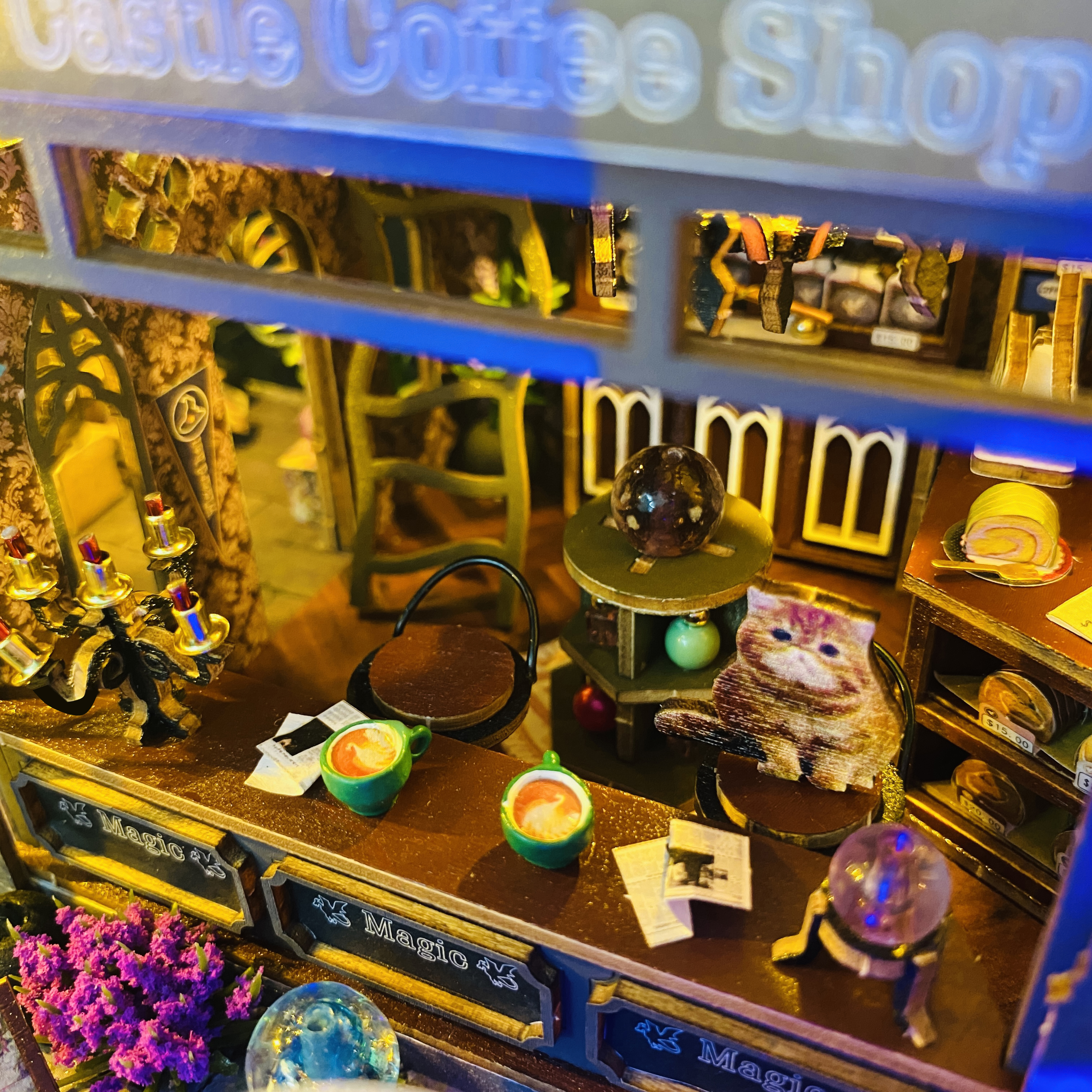 Hollow Magic Coffee Shop DIY Miniature Kit-Book Nook World