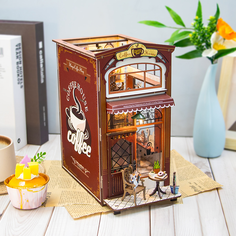Coffee House DIY Book Nook Kit-Book Nook World